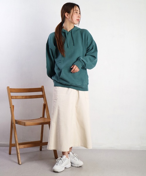 Champion（チャンピオン） パーカー ガーメントダイ 長袖 裏毛プル