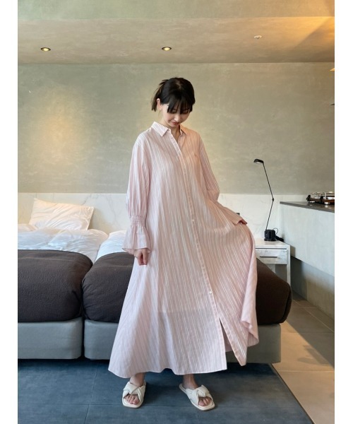 完璧 Web限定 シャツロングワンピース ルームウェア 部屋着 レディースファッション ファッション 10 296 Www Harmonypest Com