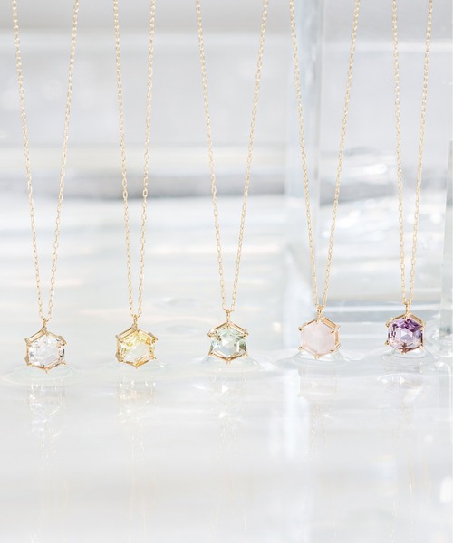 Jewel closet by L&Co. ネックレス K10 カラーストーン ネックレス