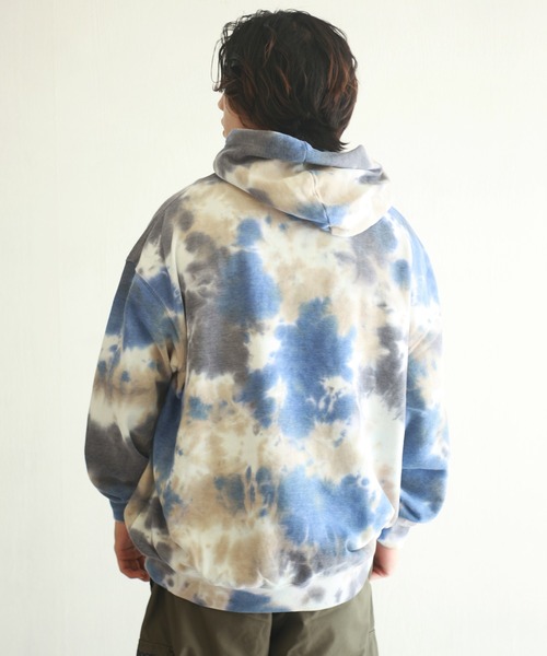 LONSDALE（ロンズデール） パーカー タイダイスウェット オーバー