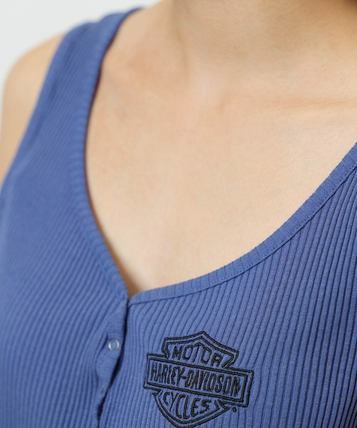 Harley Davidson tシャツ アイアン ボンド ヘンリー ボディ