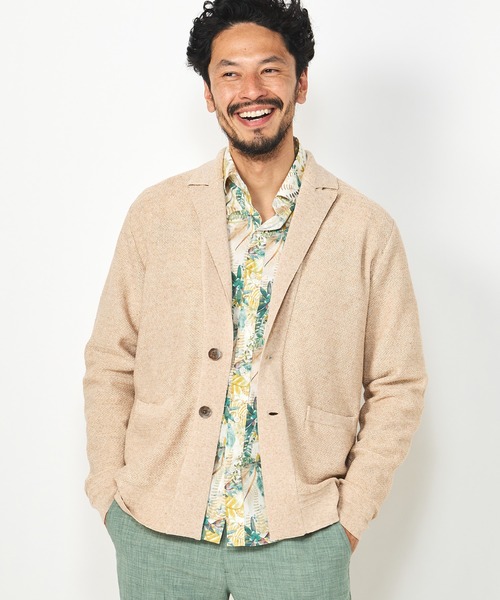 MEN'S BIGIビギカーディガンジャケット MEN'S BIGI（メンズビギ） カーディガン ジャケットデザインニット