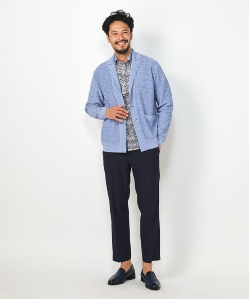 MEN'S BIGI（メンズビギ） カーディガン ジャケットデザインニット