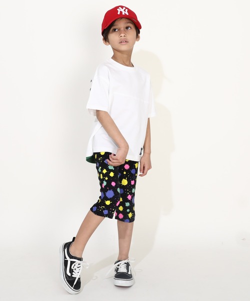 【大人でも◎】BabyDior キッズ ワイドレッグパンツ devirock パンツ デニム ジーンズ 楽デニム ワイドパンツ キッズ