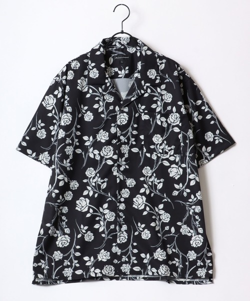 Lazar（ラザル） シャツ Oversize Drape Open Collar Shirt/オーバー
