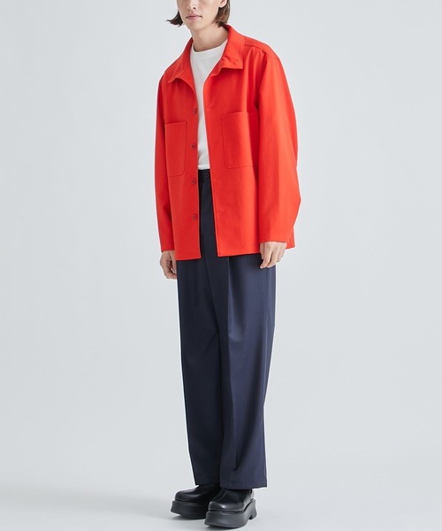 【美品】studios city ワイドスラックスパンツ テーパード STUDIOUS スラックス 「STUDIOUS×CITY TOKYO」ライクラ