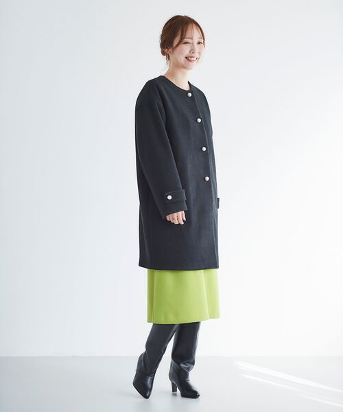 Perle Peche コート le.coeur blanc コート アウター Perle Peche パールツキコート