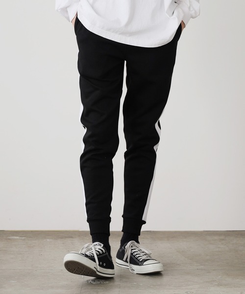 CTLS ロゴ入り 黒パンツ U.S. POLO ASSN. パンツ ROOPTOKYO別注 ASSN./ユーエスポロアッ
