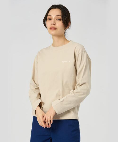 tシャツ S179 SWEAT ロゴTシャツ レディース agnes b. tシャツ S179 SWEAT ロゴTシャツ レディース