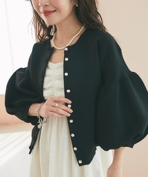 2セットLallanaララーナ)リボンショートカーディガンアイボリー、ワンピース 高レビュー/洗える/UV】さらりと羽織れる トッパーショート