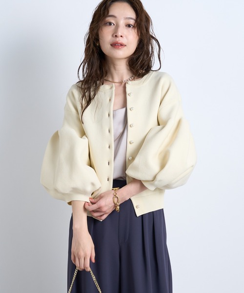 セブンテン　バロックパール　カーディガン 未使用 専用♡seventen 即完売バロックパールカーディガン