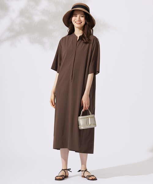 専用 新品 未使用 24SS 自由区 ファンクショナルクロス ワンピース L 自由区 シャツワンピース ファンクショナルクロス ワンピース