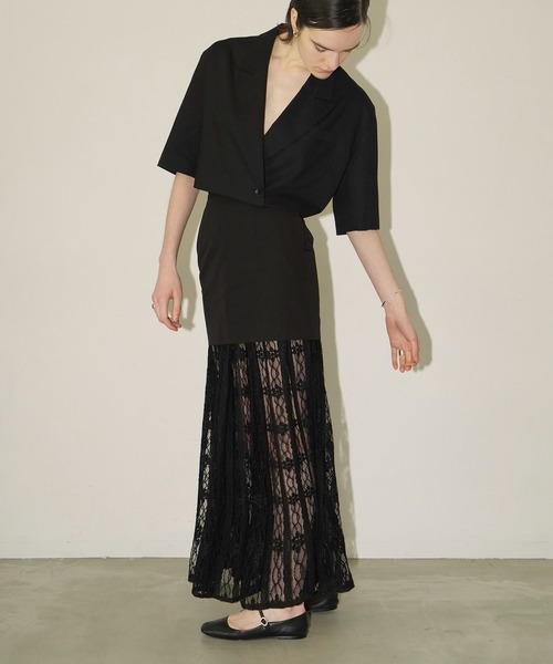 CLANE（クラネ） スカート 2WAY LACE LAYERED SKIRT : ZOZOTOWN Yahoo