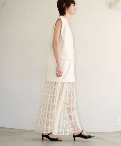 2WAY LACE LAYERED SKIRT （IVORY）サイズ1 スカート CLANE（クラネ） スカート 2WAY LACE LAYERED SKIRT : ZOZOTOWN Yahoo