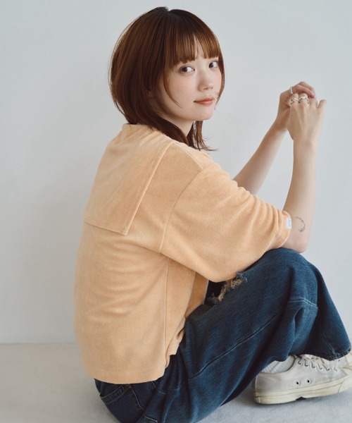 unclip tシャツ パイルセーラートップス レディース : ZOZOTOWN