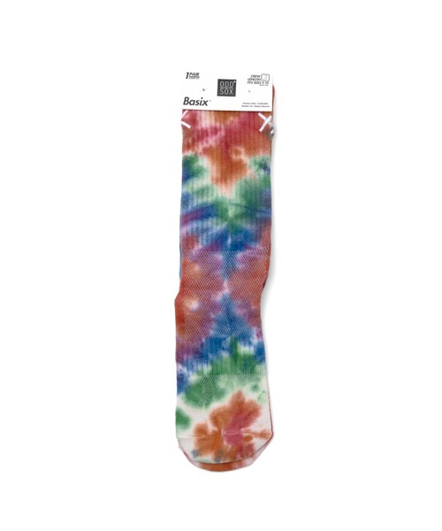 ODD SOX 靴下 ODD SOX WOMEN'S TIE DYE HIPPY CREW レディース メンズ