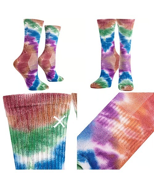 ODD SOX 靴下 ODD SOX WOMEN'S TIE DYE HIPPY CREW レディース メンズ