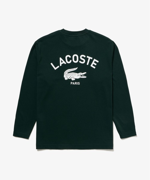 LACOSTE バーガンディ ハイネック長袖シャツ US M LACOSTE バーガンディ ハイネック長袖シャツ US M