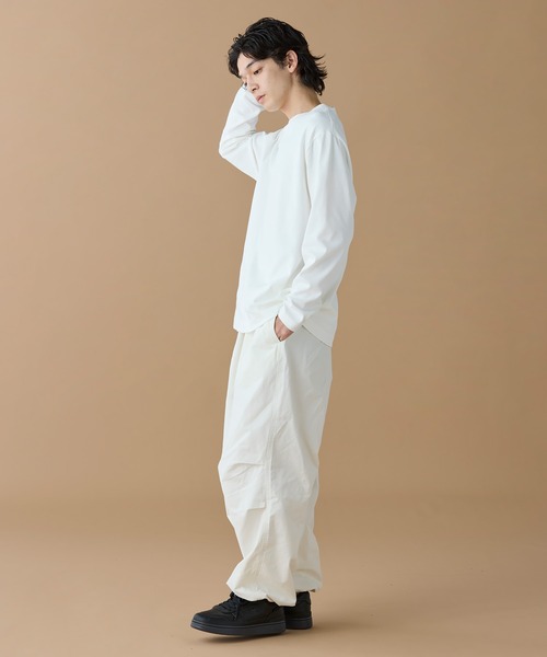 tシャツ オーバーサイズ PARISロゴ ヘビーウェイト 長袖Tシャツ / ロンT メンズ レディース | LACOSTE | 15