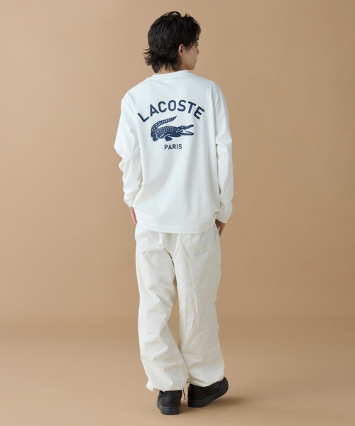 tシャツ オーバーサイズ PARISロゴ ヘビーウェイト 長袖Tシャツ / ロンT メンズ レディース | LACOSTE | 16