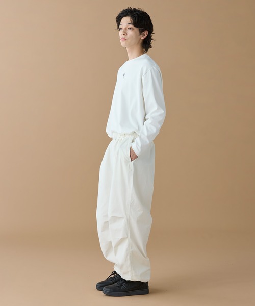 tシャツ オーバーサイズ PARISロゴ ヘビーウェイト 長袖Tシャツ / ロンT メンズ レディース | LACOSTE | 18