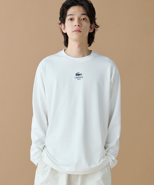 tシャツ オーバーサイズ PARISロゴ ヘビーウェイト 長袖Tシャツ / ロンT メンズ レディース | LACOSTE | 07