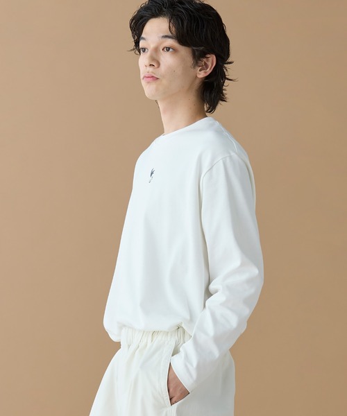 tシャツ オーバーサイズ PARISロゴ ヘビーウェイト 長袖Tシャツ / ロンT メンズ レディース | LACOSTE | 11