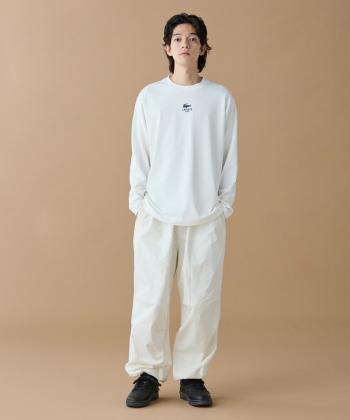 tシャツ オーバーサイズ PARISロゴ ヘビーウェイト 長袖Tシャツ / ロンT メンズ レディース | LACOSTE | 14