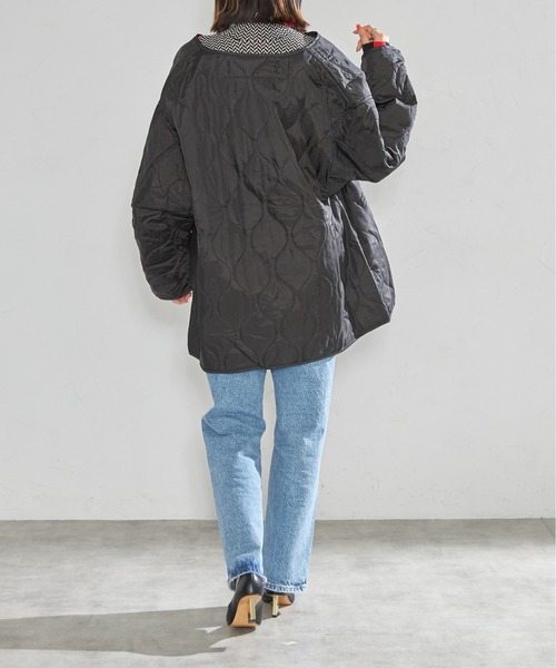 each alchemist ブルゾン アウター キルティング中綿ミディジャケット