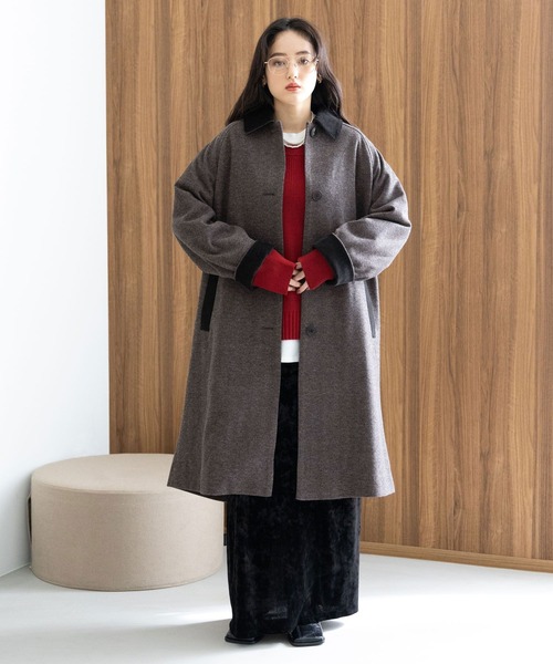 RAGEBLUE（レイジブルー） ステンカラーコート コート 「WOOLLYTEC