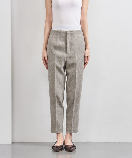 UNITED ARROWS パンツ 3COL メランジ ツイード スリムパンツ 