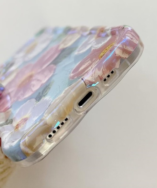 Fun & Daily スマホケース Art Flower iPhone Case 14 / 15 16