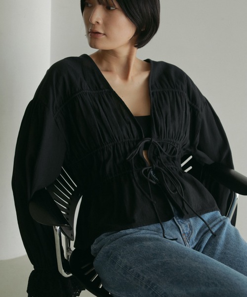 ブラウス シャツ Vneck Lace Blouse レディース
