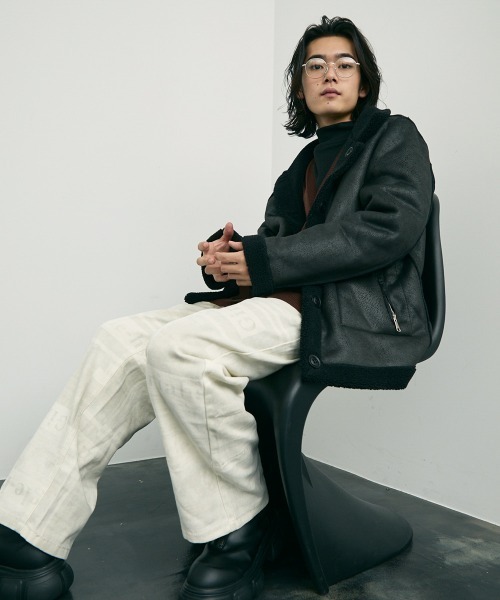 Shoowtime（ショウタイム） ブルゾン アウター back boa suede