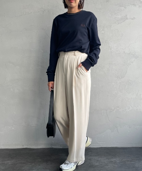FREDPERRY BEAMS ティップライン ロングスリーブ Tシャツ FRED PERRY（フレッドペリー）の「FRED PERRY / ティップライン