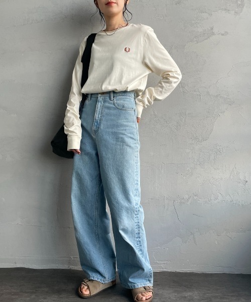 FREDPERRY BEAMS ティップライン ロングスリーブ Tシャツ FREDPERRY BEAMS ティップライン ロングスリーブ Tシャツ