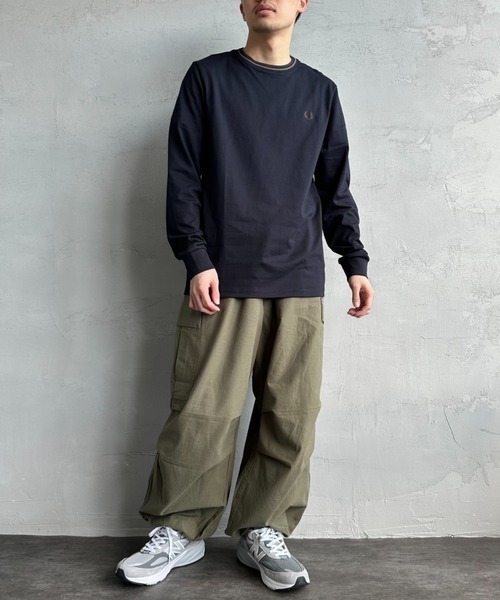 FRED PERRY フレッドペリー メンズ ロングスリーブ クルーネック