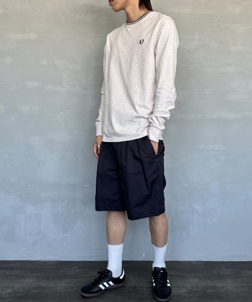 今季　FREDPERRY ツインティップTシャツ　ネイビー　新品タグ付　お値下げ FRED PERRY tシャツ 「FRED PERRY/フレッドペリー」 ツイン
