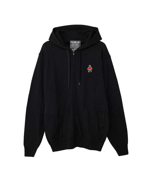 ヒステリックグラマー　ヒスガールパーカー⭐︎レア⭐︎ワッペン HYSTERIC GLAMOUR パーカー VIXEN GIRLワッペン メンズ