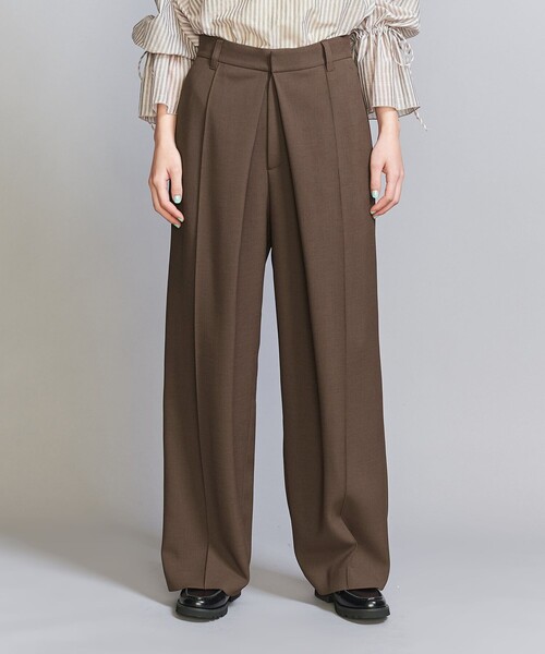 BEAUTY＆YOUTH UNITED ARROWS パンツ フロントタック ワイド