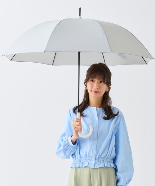 日傘 傘 軽量 超撥水 長傘 雨傘 UV 耐風 ”フロータス ジャンプ傘” レディース メンズ | estaa | 12