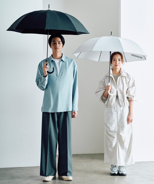 日傘 傘 軽量 超撥水 長傘 雨傘 UV 耐風 ”フロータス ジャンプ傘” レディース メンズ | estaa | 06