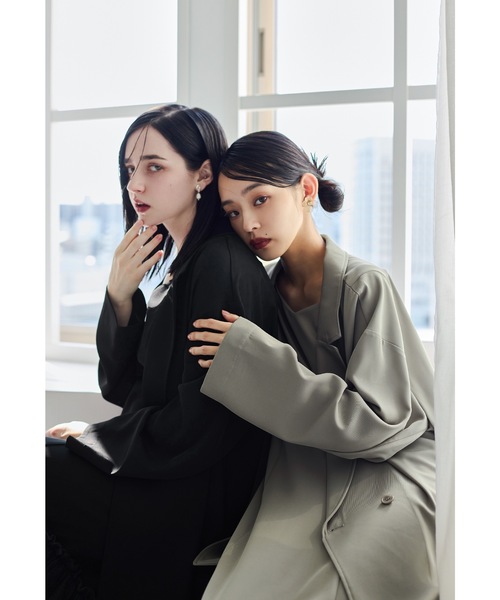 niana ドレス トランスペアレントヘムセットアップドレス 2点