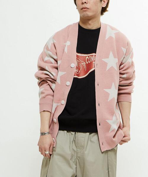 カーディガン STAR JACQUARD KNIT CARDIGAN レディース メンズ