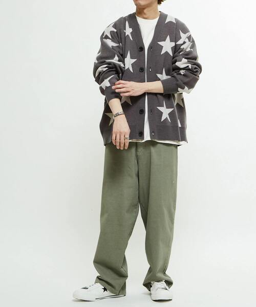 CONVERSE TOKYO カーディガン STAR JACQUARD KNIT CARDIGAN レディース