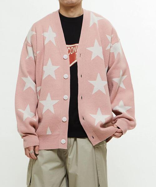 CONVERSE TOKYO カーディガン STAR JACQUARD KNIT CARDIGAN レディース