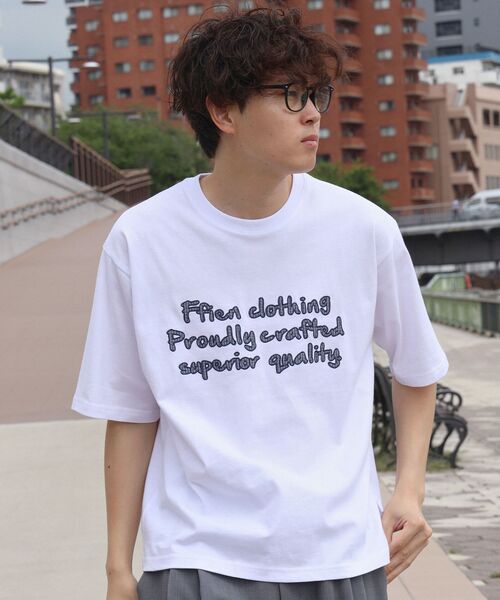 ffein tシャツ 「FFEIN（フェイン）」手書きロゴショート丈Tシャツ / T