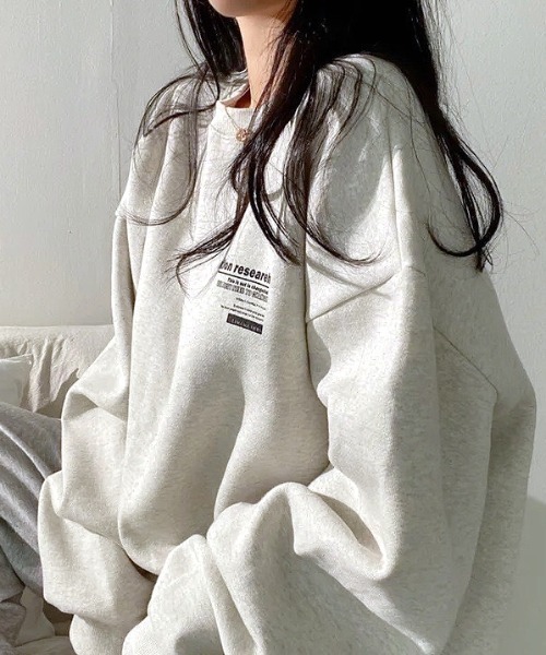 [SHEENA] тренировочный cut and sewn M серый женский 
