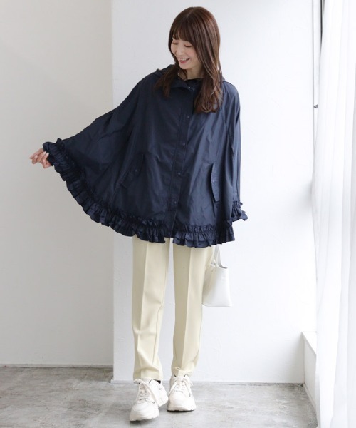 perna フリルレインポンチョ PERNA（ペルナ）の「フリルレインポンチョ（ポンチョ）」 - WEAR