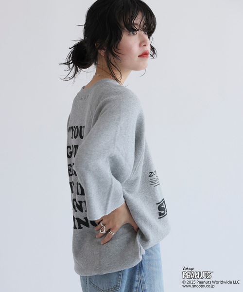 新品未使用　relumeラグランハーフスリーブスウェット　別注 JOURNAL STANDARD relume tシャツ PEANUTS × SPORTS WEAR by